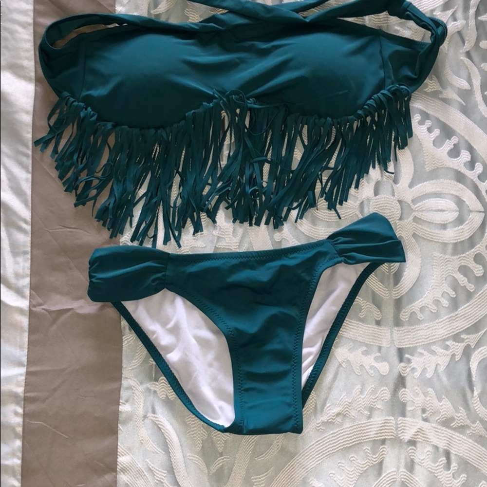Turquoise bikini
